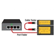 LAN Delock 86407 RJ45 - RJ12 kábel tesztelő + Portkereső