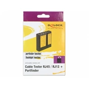 LAN Delock 86407 RJ45 - RJ12 kábel tesztelő + Portkereső