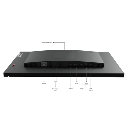 LENOVO Monitor ThinkVision P24q-30; 23,8" QHD 2560x1440 IPS 60Hz, 16:9, 1000:1, 300cd/m2, 4ms, VESA, HDMI, DP, USB-C