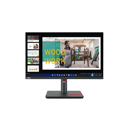 LENOVO Monitor ThinkVision P24q-30; 23,8" QHD 2560x1440 IPS 60Hz, 16:9, 1000:1, 300cd/m2, 4ms, VESA, HDMI, DP, USB-C
