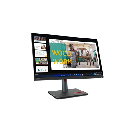 LENOVO Monitor ThinkVision P24q-30; 23,8" QHD 2560x1440 IPS 60Hz, 16:9, 1000:1, 300cd/m2, 4ms, VESA, HDMI, DP, USB-C