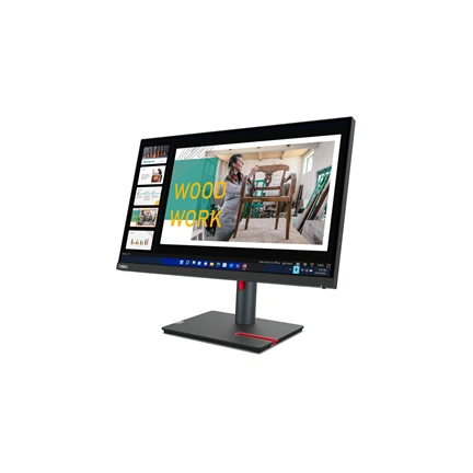 LENOVO Monitor ThinkVision P24q-30; 23,8" QHD 2560x1440 IPS 60Hz, 16:9, 1000:1, 300cd/m2, 4ms, VESA, HDMI, DP, USB-C