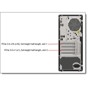 LENOVO torony szerver - ST45 V3 (3.5"), 4C AMD EPYC 4124P 3.8GHz, 1x16GB, 2x480GB RI SSD, Software RAID, 500W.