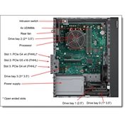 LENOVO torony szerver - ST50 V3 (3.5"), 4C 6315P 2.8Ghz, 1x16GB, 2x 480GB RI SSD, SW RAID, XCC2: Std, 500W.