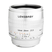 LENSBABY Velvet 28mm f/2.5 ezüst (Nikon F)