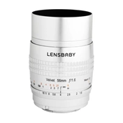 LENSBABY Velvet 56mm f/1.6 ezüst (Canon RF)
