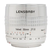 LENSBABY Velvet 56mm f/1.6 ezüst (Canon RF)