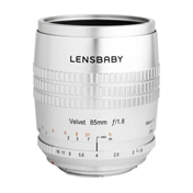 LENSBABY Velvet 85mm f/1.8 ezüst (Fuji X)