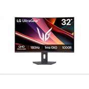 LG 32G600A-B UltraGear G6 gaming monitor 32", QHD, VA, ívelt 1000R, 180Hz, 1ms GtG, FreeSync, G-Sync