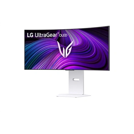 LG 34GX90SA-W smart gaming monitor - 34" UltraGear, ívelt 800R, WebOS, OLED, WQHD, 240Hz