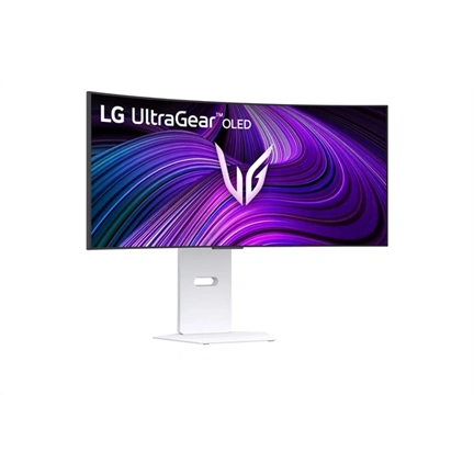 LG 34GX90SA-W smart gaming monitor - 34" UltraGear, ívelt 800R, WebOS, OLED, WQHD, 240Hz