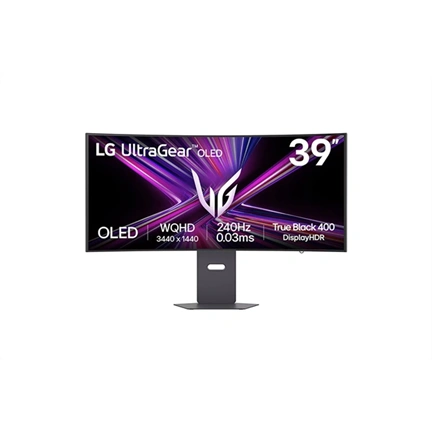 LG 39GX900A-B UltraGear gaming monitor 39", OLED, ívelt 800R, WQHD, 240Hz, 0,03ms GtG