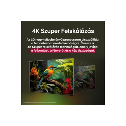 LG 43NANO80A3B televízió - 43" NanoCell AI NANO80 4K Smart TV 2025