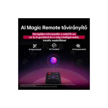 LG 43NANO80A3B televízió - 43" NanoCell AI NANO80 4K Smart TV 2025