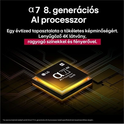 LG 43NANO81A3A televízió - 43" NanoCell AI NANO81 4K Smart TV 2025