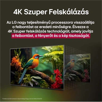 LG 43NANO81A3A televízió - 43" NanoCell AI NANO81 4K Smart TV 2025