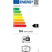 LG 43UA75003LA televízió - 43" UHD AI UA75 4K Smart TV 2025