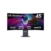 LG 45GX90SA-B smart gaming monitor - 45" UltraGear, ívelt 800R, WebOS, OLED, WQHD, 240Hz