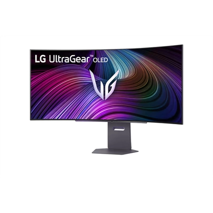 LG 45GX90SA-B smart gaming monitor - 45" UltraGear, ívelt 800R, WebOS, OLED, WQHD, 240Hz