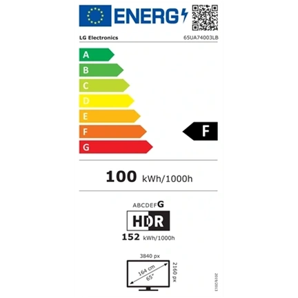 LG 65UA74003LB UHD SMART LED TV