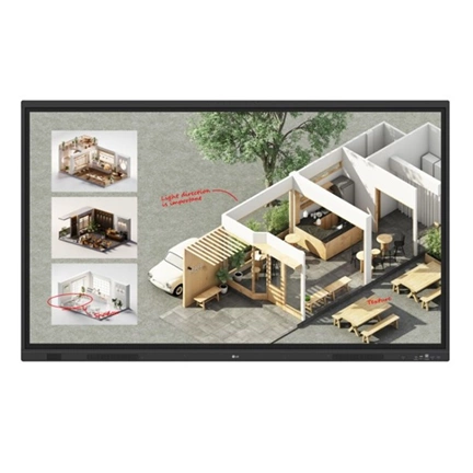 LG 86TR3DQ-B CreateBoard Standard interaktív tábla 86", UHD, Android 14