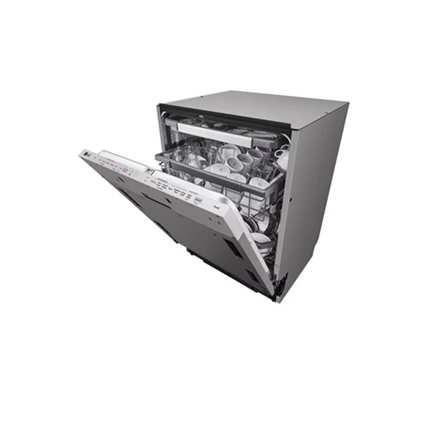 LG DB365TXS QuadWash mosogatógép - beépíthető, gőzös, TrueSteam, automatikus ajtónyitás, 14 teríték, ThinQ WiFi