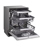 LG DB597TXS QuadWash mosogatógép - beépíthető, gőzös, TrueSteam, automatikus ajtónyitás, 14 teríték, ThinQ WiFi