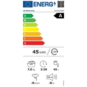 LG F4A10S7NWK elöltöltős keskeny mosógép