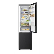 LG GBBS726CEV alulfagyasztós hűtőszekrény - DoorCooling+ és ThinQ technológia, 375L kapacitás, fekete