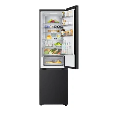 LG GBBS726CEV alulfagyasztós hűtőszekrény - DoorCooling+ és ThinQ technológia, 375L kapacitás, fekete