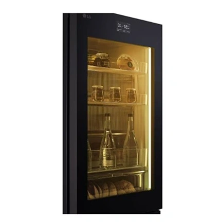 LG GBG719MDNN InstaView MoodUP alulfagyasztós hűtőszekrény, ThinQ technológia, 352L kapacitás