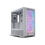 Lian Li Lancool 216 RGB számítógépház - E-ATX, edzett üveg, 2db 160mm-es ARGB ventilátor, fehér