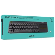 LOGITECH K400 Plus fekete UK