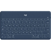 LOGITECH Keys-To-Go - UK Kék billentyűzet narancssárga iPhone-állvánnyal