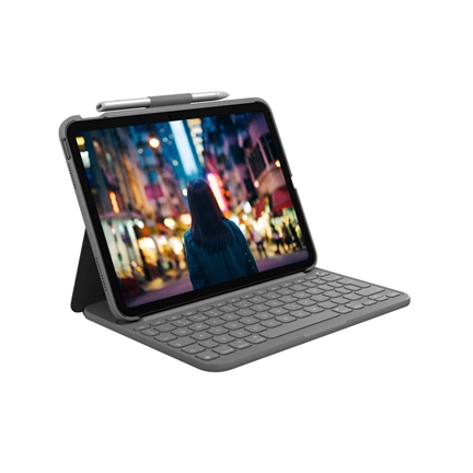 LOGITECH Slim Folio - Oxfordi szürke - US - iPad (