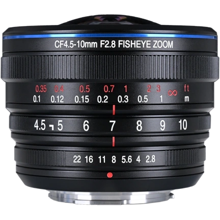 Laowa 4,5–10 mm f/2.8 CF Zoom Fisheye – MFT