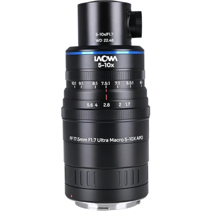 Laowa Aksen 17,5 mm f/1.7 5–10X Ultra Macro APO (Coaxial Illumination Version) – Canon RF