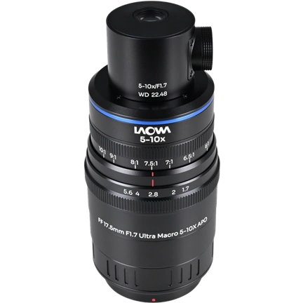 Laowa Aksen 17,5 mm f/1.7 5–10X Ultra Macro APO (Coaxial Illumination Version) – Fuji X