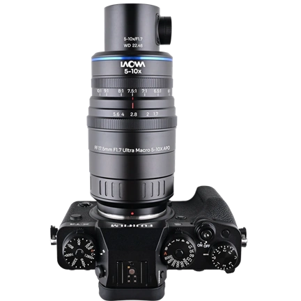Laowa Aksen 17,5 mm f/1.7 5–10X Ultra Macro APO (Coaxial Illumination Version) – Fuji X