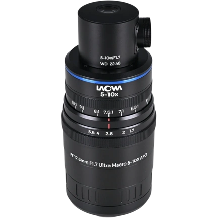 Laowa Aksen 17,5 mm f/1.7 5–10X Ultra Macro APO (Coaxial Illumination Version) – L-Mount