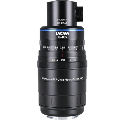 Laowa Aksen 17,5 mm f/1.7 5–10X Ultra Macro APO (Coaxial Illumination Version) – Sony FE