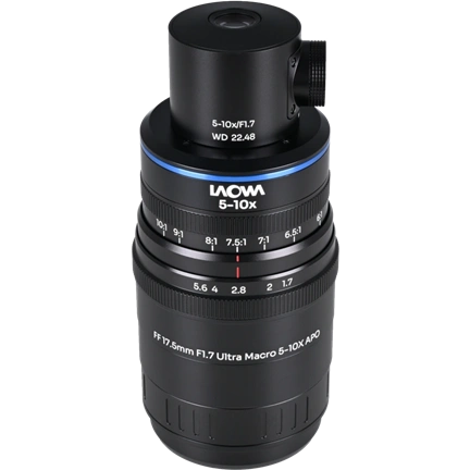Laowa Aksen 17,5 mm f/1.7 5–10X Ultra Macro APO (Coaxial Illumination Version) – Sony FE