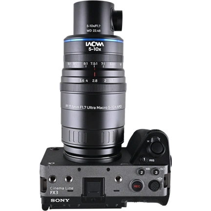 Laowa Aksen 17,5 mm f/1.7 5–10X Ultra Macro APO (Coaxial Illumination Version) – Sony FE
