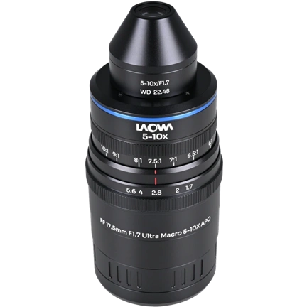 Laowa Aksen 17,5 mm f/1.7 5–10X Ultra Macro APO – L-Mount