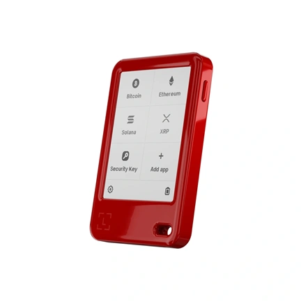 Ledger Nano Gen5 - Crypto Hardware Wallet, Cherry Red