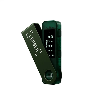 Ledger Nano S Plus - Crypto Hardware Wallet, Emerald Green