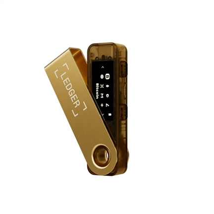 Ledger Nano S Plus - Crypto Hardware Wallet, Gold