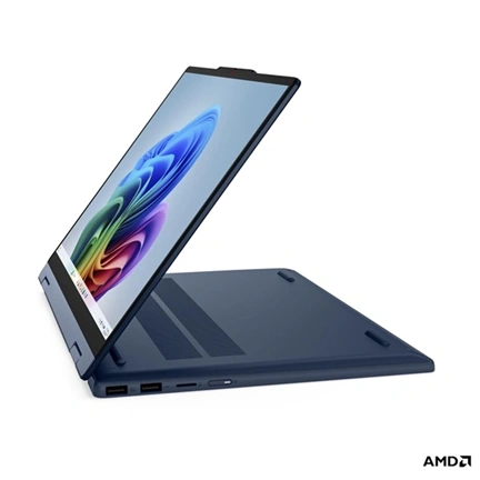 Lenovo IdeaPad 5 2-in-1 14AHP11 notebook 14" WUXGA, AMD Ryzen 7 250, 16GB, 512GB, OS és töltő nélkül, kozmikus kék
