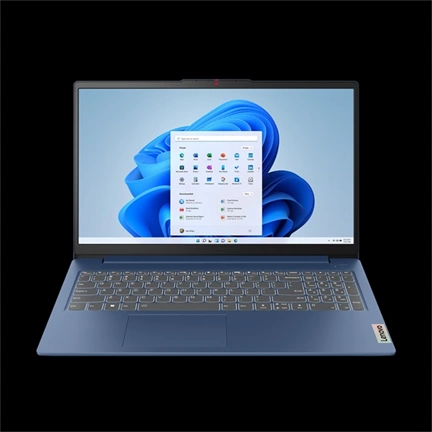 Lenovo IdeaPad Slim 3 15AMN8 notebook 15.6" FHD, AMD Ryzen 3 7320U, 8GB, 512GB SSD, Windows 11 Home S, örvénykék