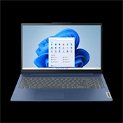 Lenovo IdeaPad Slim 3 15IRU8 notebook 15.6" FHD, Intel Core i3-1315U, 8GB, 512GB SSD, nincs OS, örvénykék